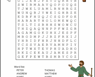Bible Word Search Free Printable Christian Puzzles DIY Worksheets Library