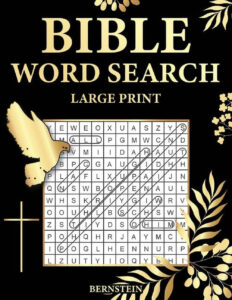 Bible Word Search Large Print 100 Extra Large Bible Word Search Puzzles Paperback Walmart