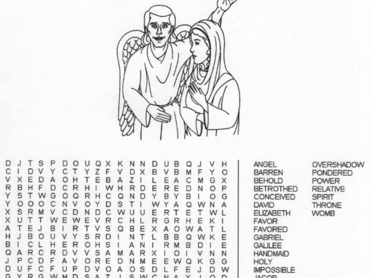 Bible Word Search Printables HubPages