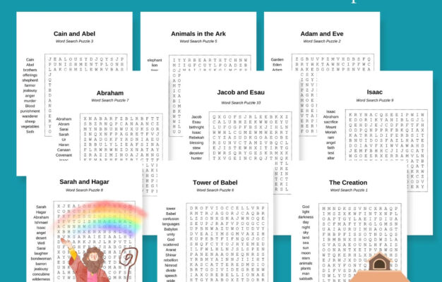 Bible Word Search Puzzles Vol 1 PLR