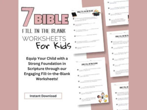 bible worksheet kids bible study bible study printable christian worksheets sunday school bible study worksheets bible study guide etsy