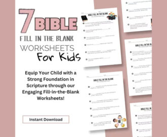 Bible Worksheet Kids Bible Study Bible Study Printable Christian Worksheets Sunday School Bible Study Worksheets Bible Study Guide Etsy