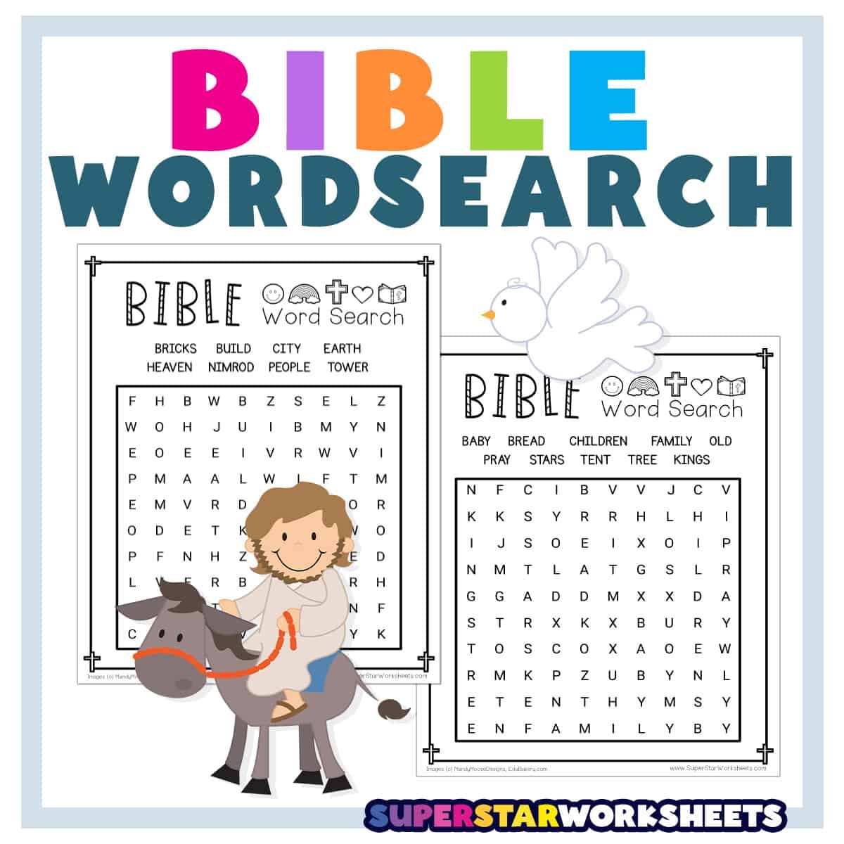 Christian Preschool Printables Bible