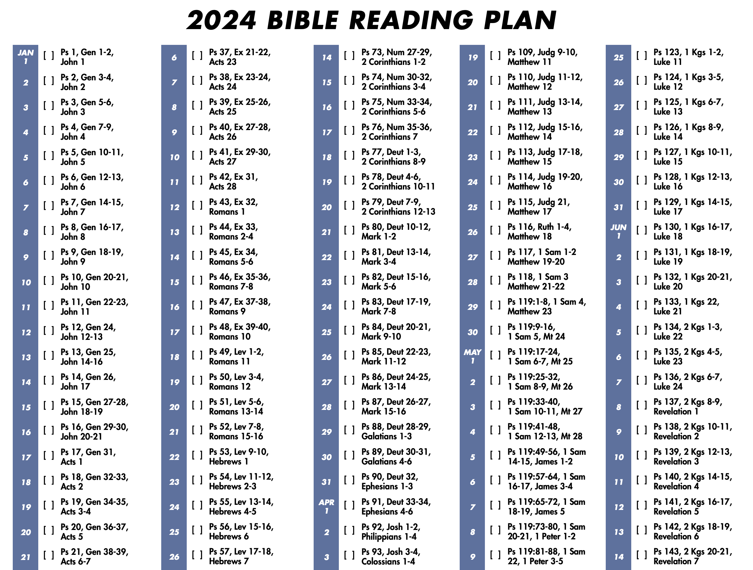 Bibleplan CHRIST IS KING CHURCH non Denominational Christian Protestant Church 
