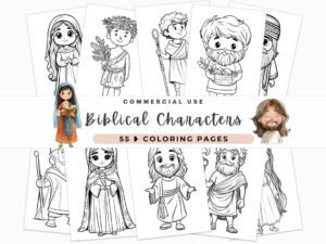 biblical characters coloring pages bible stories biblical people pages religious art jesus miracles biblical stories sunday school etsy