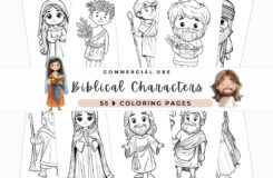Biblical Characters Coloring Pages Bible Stories Biblical People Pages Religious Art Jesus Miracles Biblical Stories Sunday School Etsy