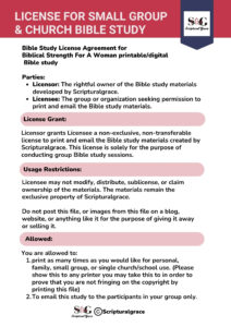 Biblical Strength For A Woman Printable Bible Study Includes Church Group License Payhip