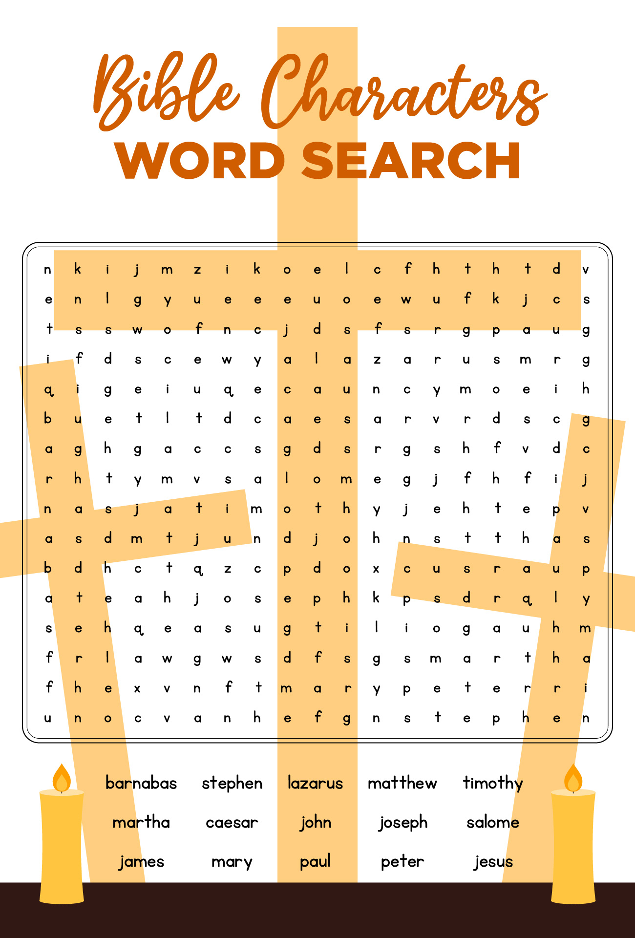 Biblical Word Search 14 Free PDF Printables Printablee