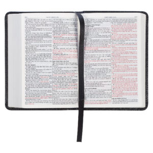 Black Faux Leather King James Version Pocket Bible KJV Bibles