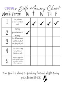 blank bible verse memory chart kids bible drill christian school weekly report bible school sunday school scripture memory chart etsy