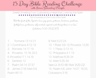 blossom in faith topical bible reading plans