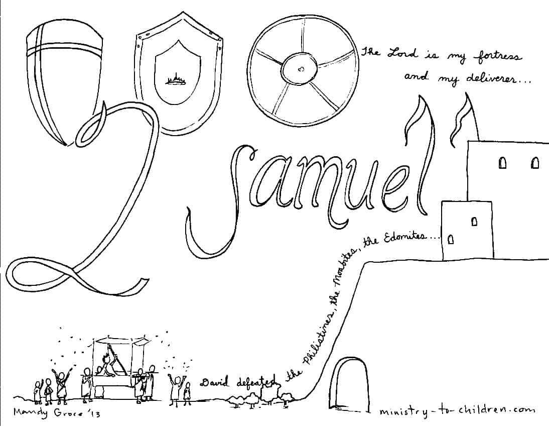 Book Of 2 Samuel Bible Coloring Page