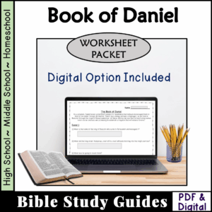 Book Of Daniel Bible Study Question Worksheet Packet Classful
