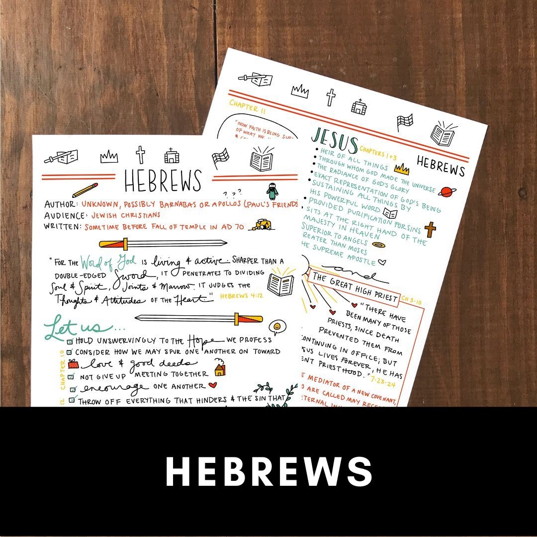Book Of Hebrews Bible Study Printables