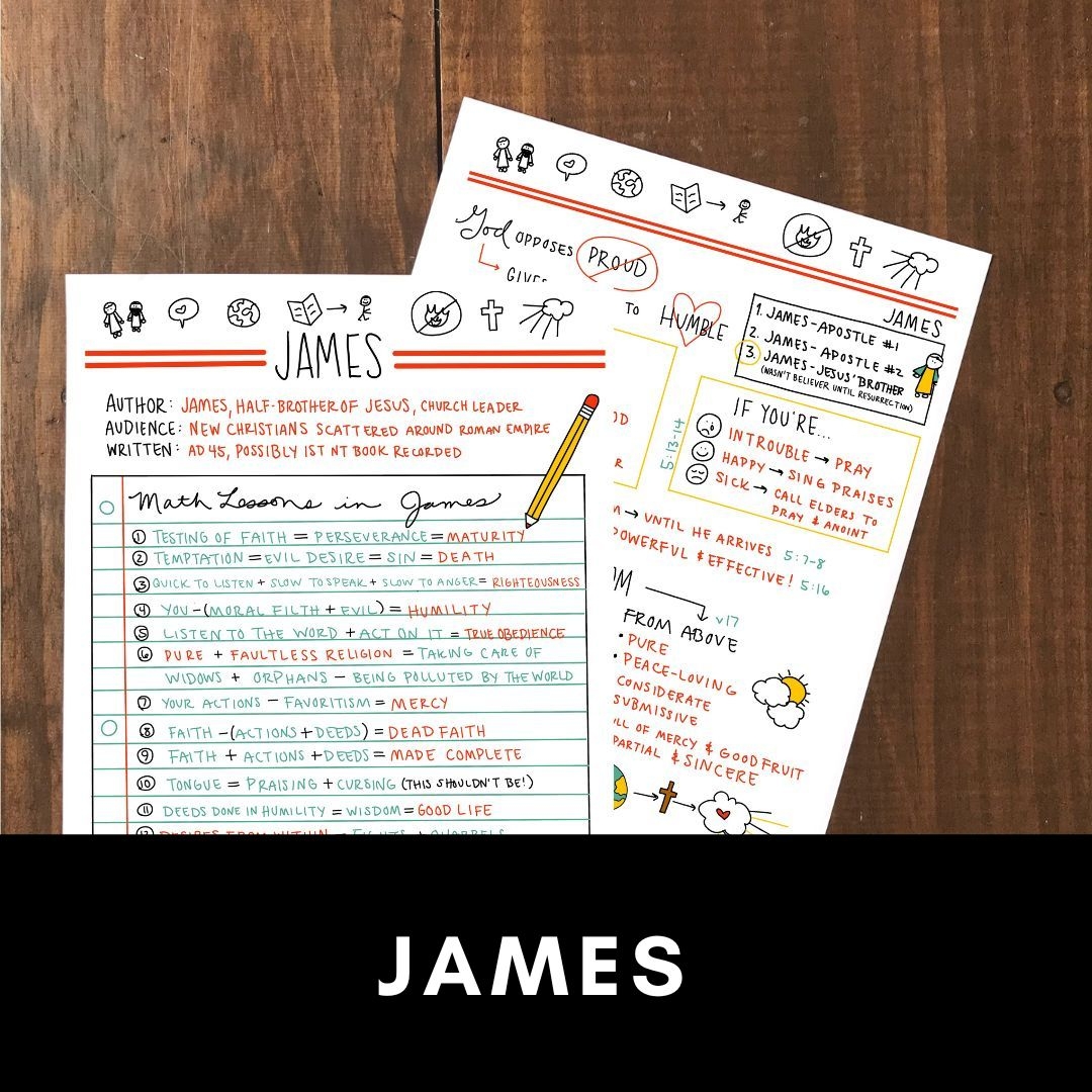 Book Of James Bible Study Printables