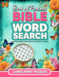 Book Of Psalms Bible Word Search KJV Figgy Designs