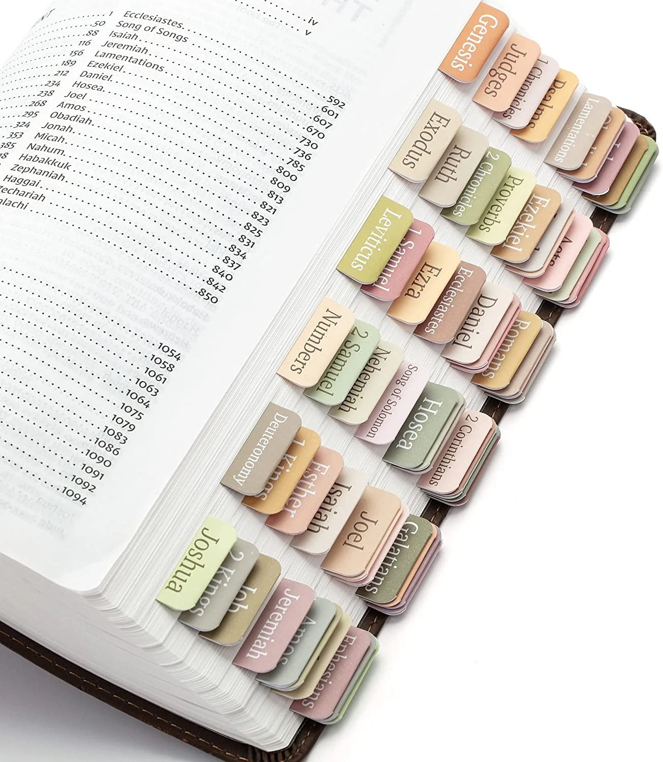 Printable White Bible Tabs PDF
