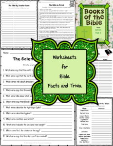 Books Of The Bible Activity Pack 3 Catholic Made By Teachers