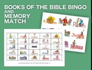 books of the bible bingo 48 printable cards u0026 memory match game etsy