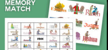 Books Of The Bible Bingo 48 Printable Cards U0026 Memory Match Game Etsy