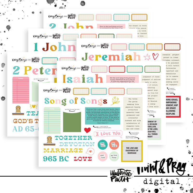 Books Of The Bible Bits Vol 8 Illustrated Faith