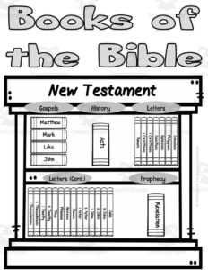 Books Of The Bible Bookcase Sort By Teach Simple