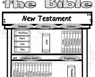 Books Of The Bible Bookcase Sort By Teach Simple