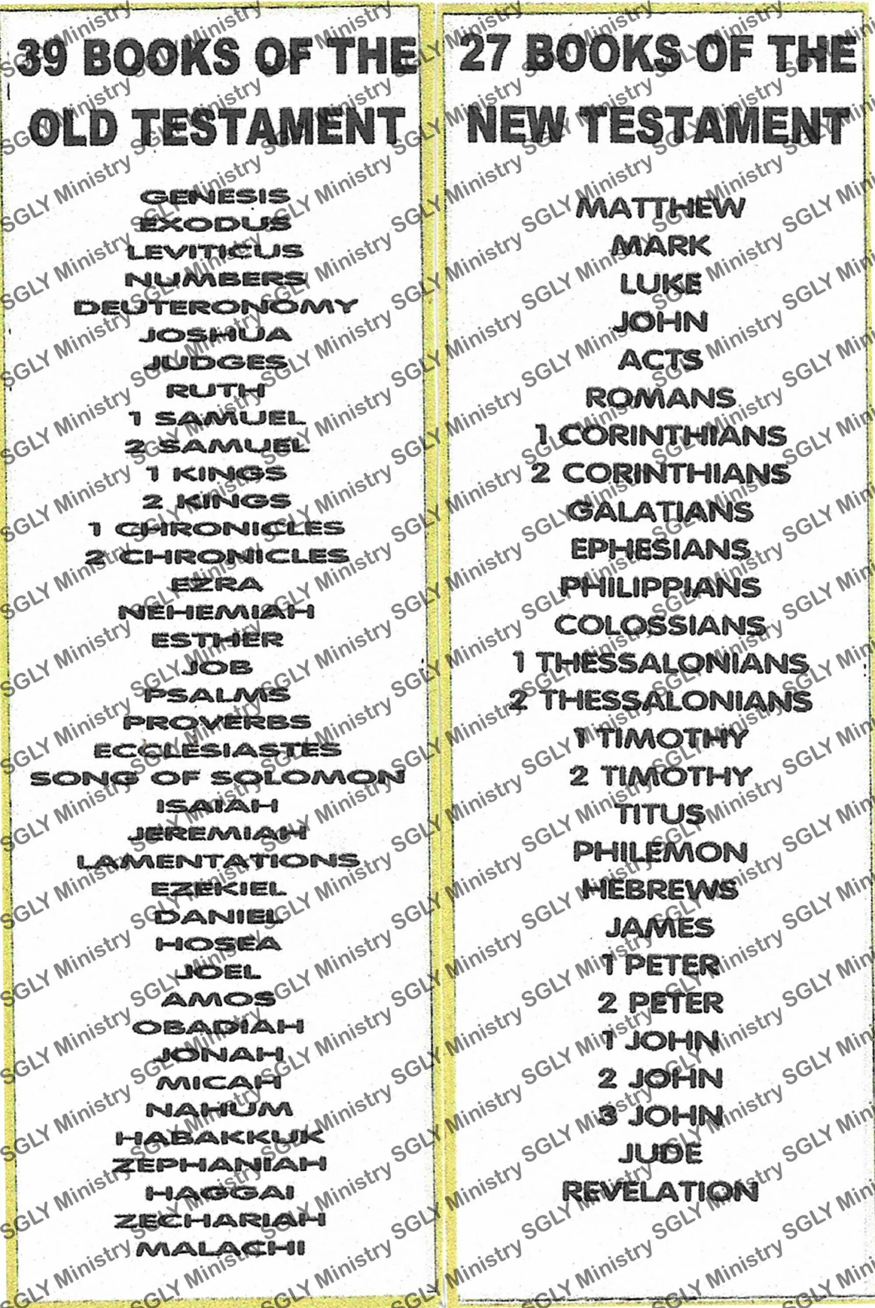 Books Of The Bible Bookmarks 10 Printable Bookmarks Digital Download Etsy