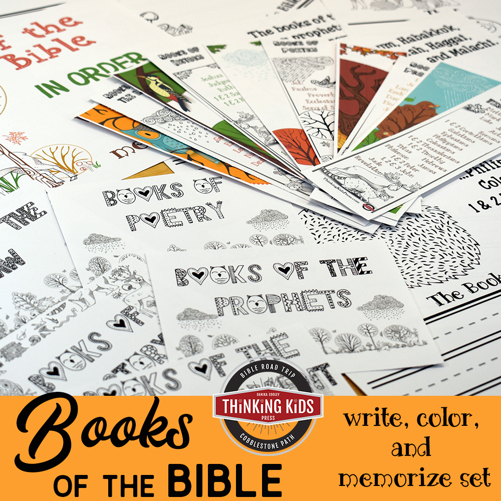 Books Of The Bible In Order Write Color Memorize Set