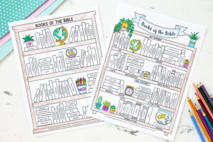 books of the bible printable coloring page made to be a momma