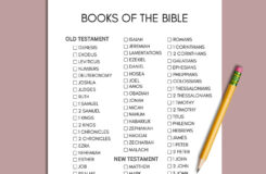 Books Of The Bible Reading Simple Checklist Printable Bible Reading Plan Printable Read The Bible In A Year Bible Study Printable Etsy