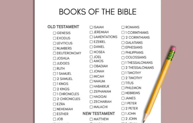 Books Of The Bible Reading Simple Checklist Printable Bible Reading Plan Printable Read The Bible In A Year Bible Study Printable Etsy