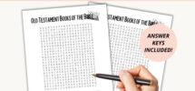 Books Of The Bible Word Search Printables For Kids Teens And Adults New Testament Books Word Search Old Testament Books Word Search Etsy
