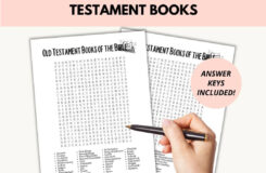 Books Of The Bible Word Search Printables For Kids Teens And Adults New Testament Books Word Search Old Testament Books Word Search Etsy
