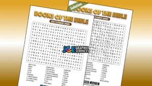 Books Of The Bible Word Search Puzzle New Testament JCE