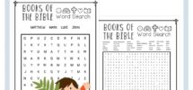 Books Of The Bible Word Search Superstar Worksheets