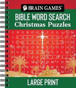 Brain Games Bible Word Search Christmas Puzzles Large Print Publications International Ltd Brain Games 9781639381975 Amazon Books