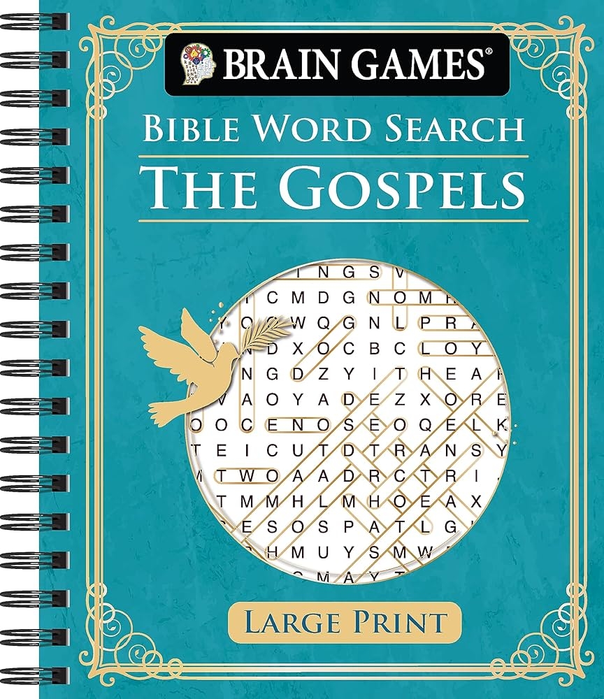 Brain Games Bible Word Search The Gospels Large Print Publications International Ltd Brain Games 9781639384938 Amazon Books