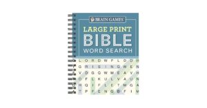 Brain Games Large Print Bible Word Search Blue Brain Games Bible Publications International Ltd Brain Games 9781640303829 Amazon Books