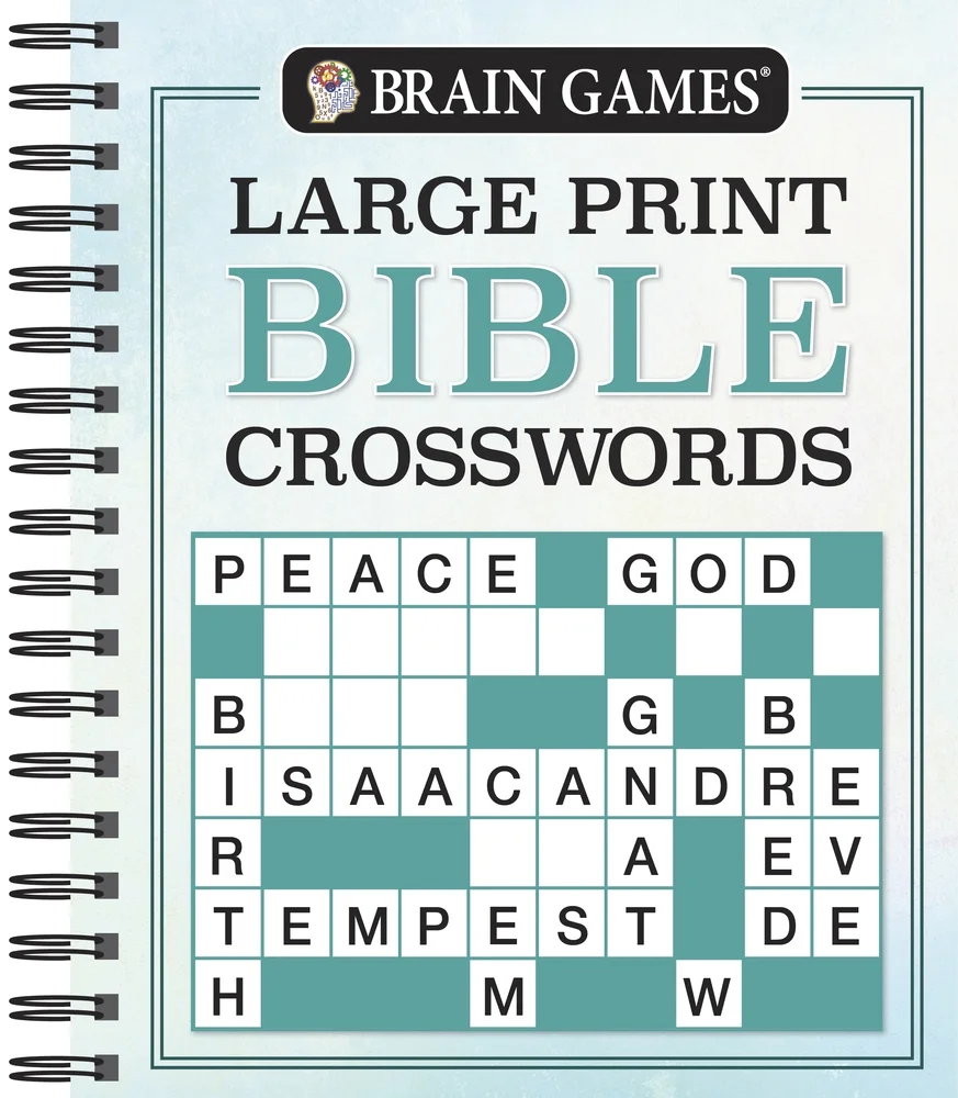 Brain Games Large Print Bible Word Search The Words Of Jesus Spiral Bound Walmart