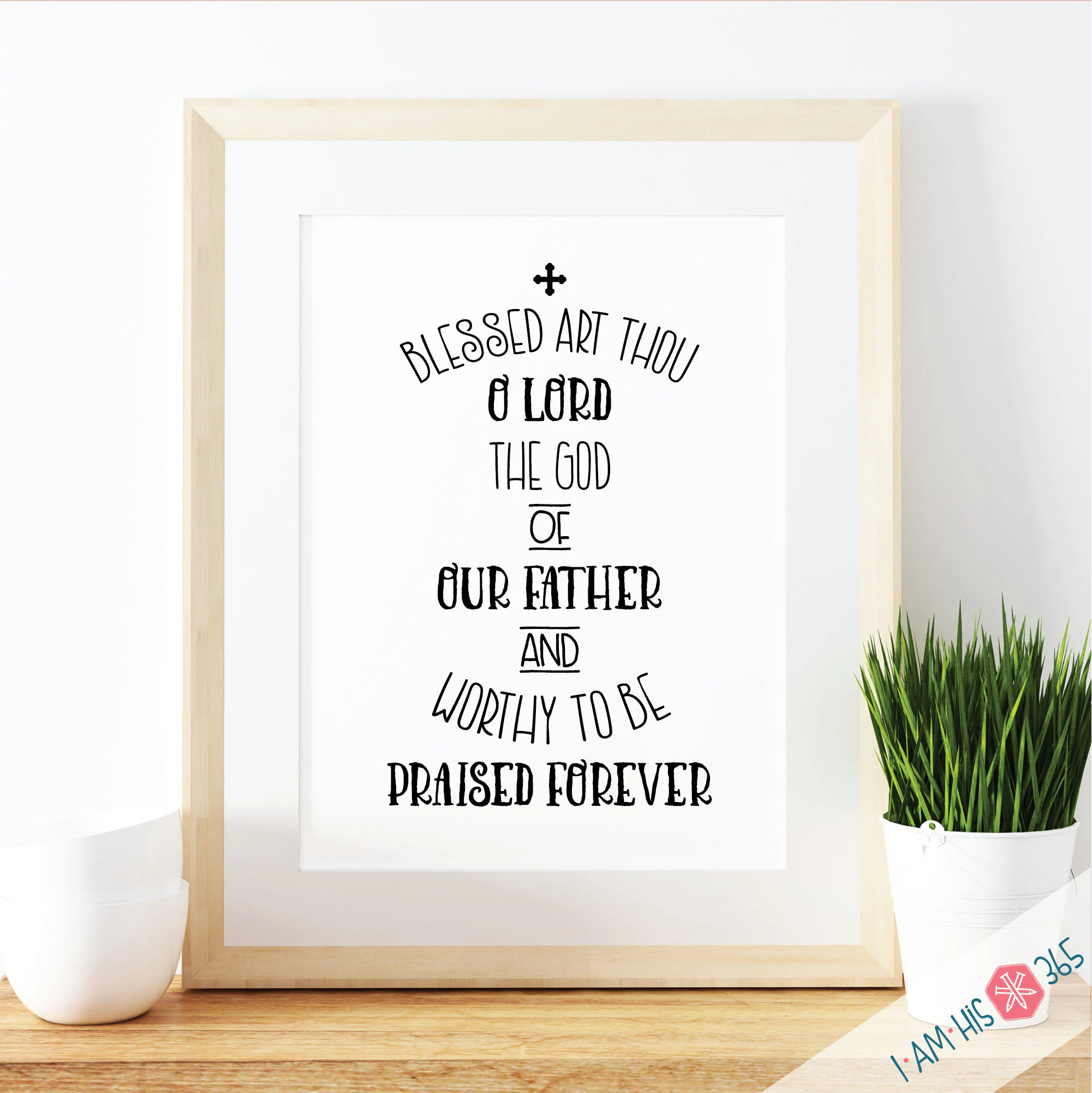 Catholic Art Print Worthy To Be Praised 8 5x11 Printable Catholic Scripture Art Print PDF Instant Digital Download Catholic Bible Verse