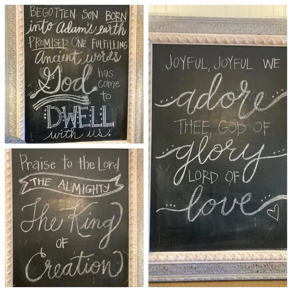 Chalkboard Ideas For Christians Bible Verses Hymns Done With Diligence