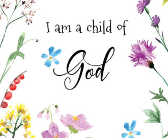 Children Bible Quotes Printable Art I Am A Child Of God Stock Photo Alamy