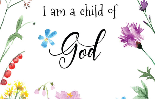 Children Bible Quotes Printable Art I Am A Child Of God Stock Photo Alamy