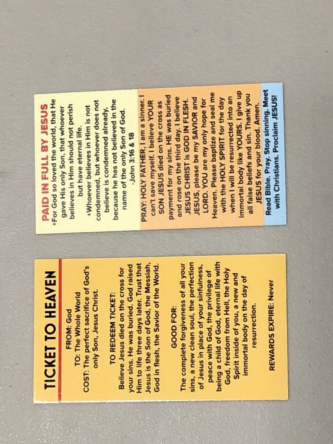 CHILDREN Gospel Tracts FREE Print And Go 