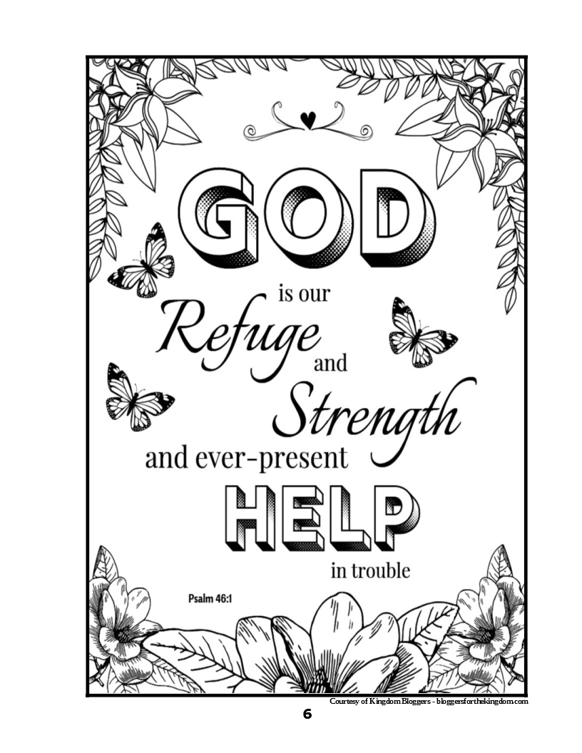 Christian Adult Coloring Book Nursing Home Ministry Resources