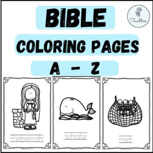 christian alphabet bible coloring pages for children a z bible words made by teachers