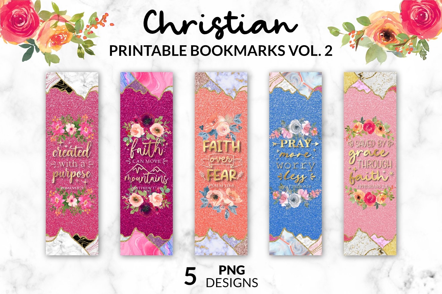 Bible Verse Pinterest Printable Bookmarks
