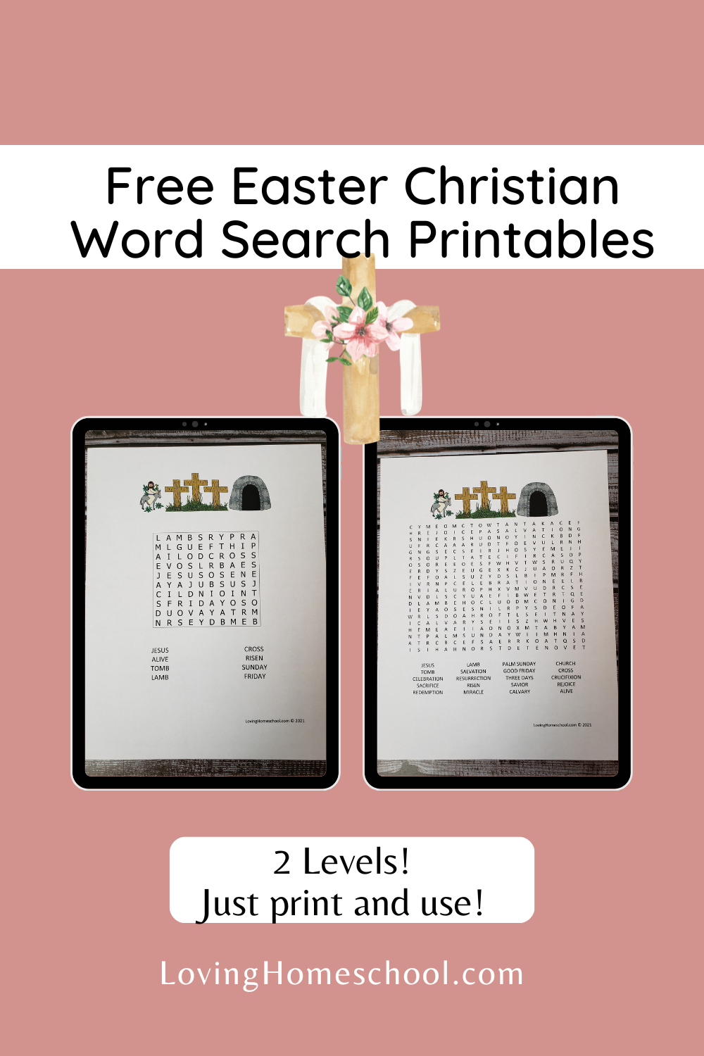Bible Word Search Puzzles Printable Easter