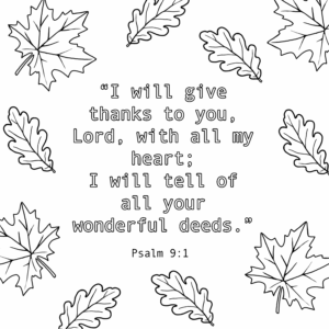 Christian Fall Coloring Pages With Bible Verses Underbart Skapad